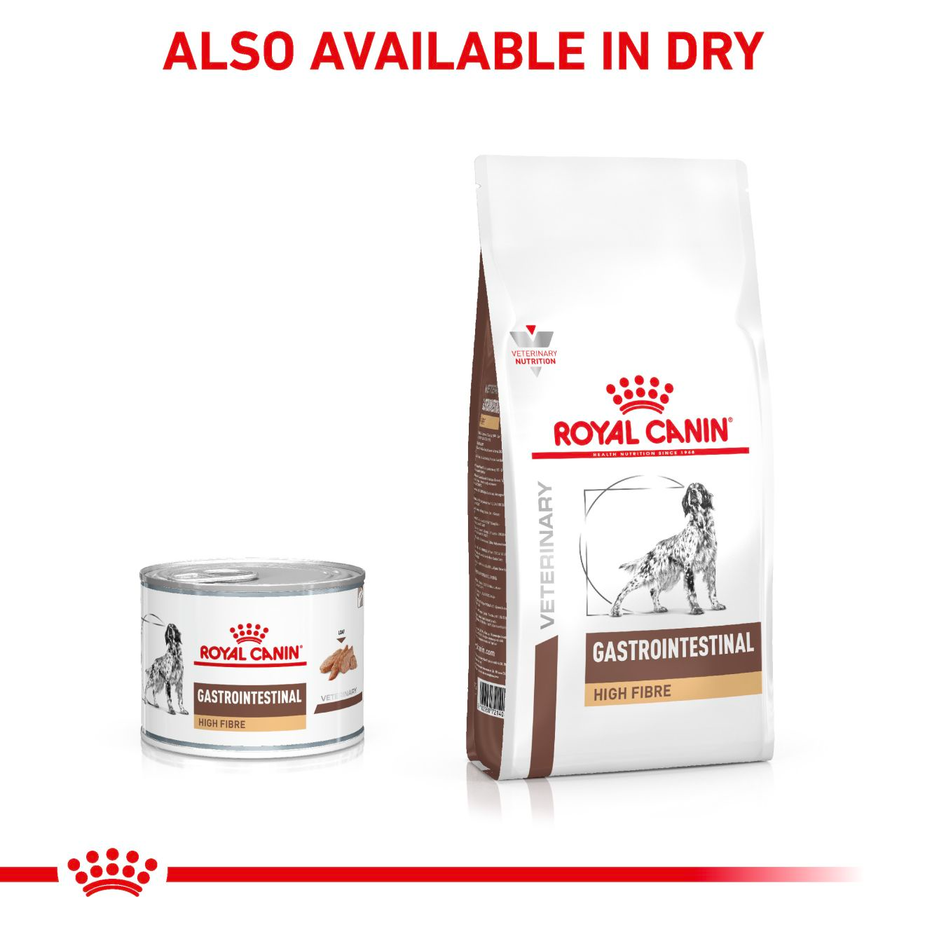 Royal Canin Veterinary Diets Gastrointestinal High Fibre Loaf hund våtfoder 410 g för hundar