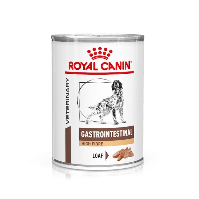 Royal Canin Veterinary Diets Gastrointestinal High Fibre Loaf hund våtfoder 410 g för hundar