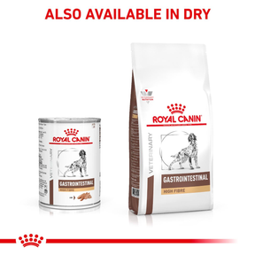 Royal Canin Veterinary Diets Gastrointestinal High Fibre Loaf hund våtfoder 410 g för hundar