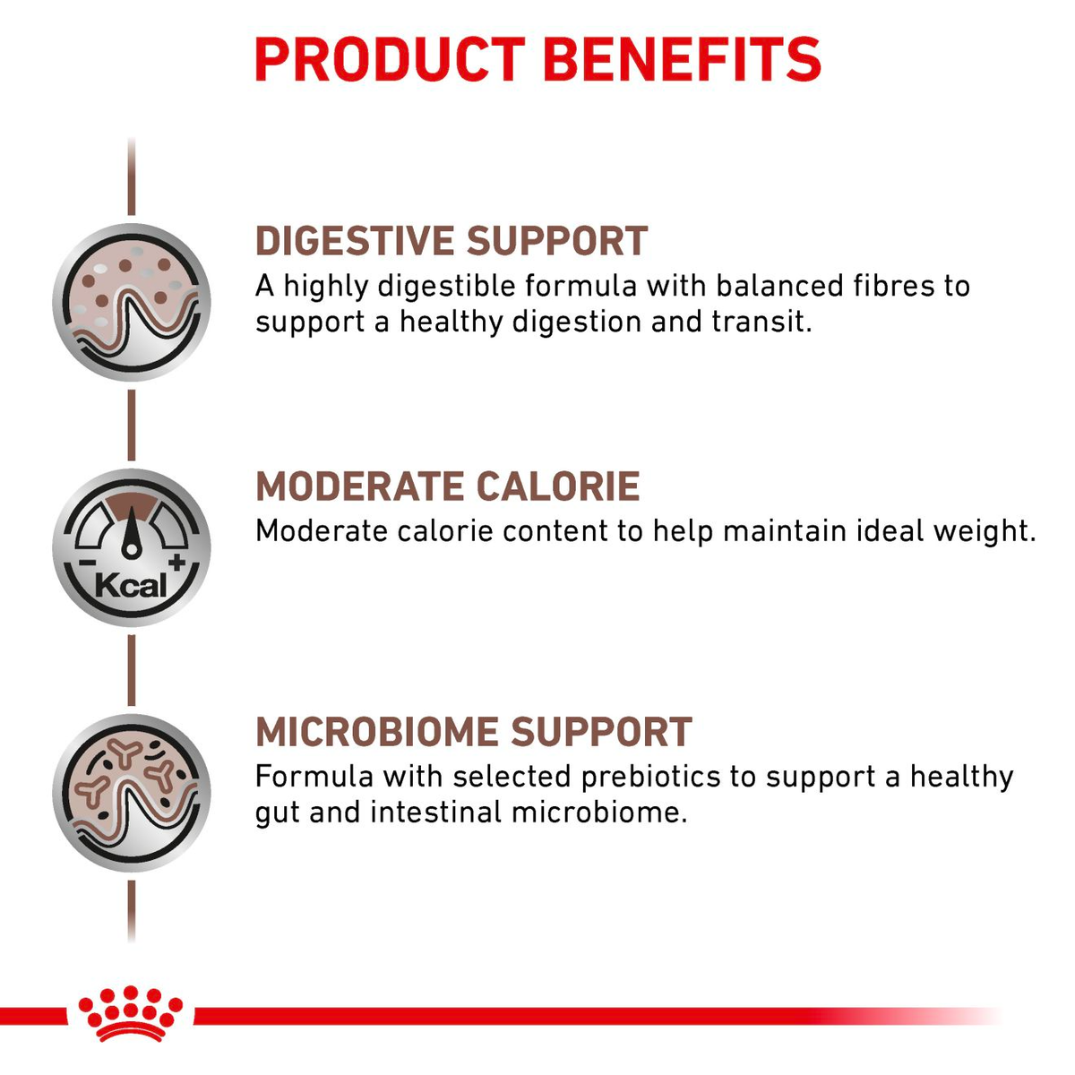Royal Canin Veterinary Diets Gastrointestinal Moderate Calorie Slices In Gravy wet cat food 12 x 85g