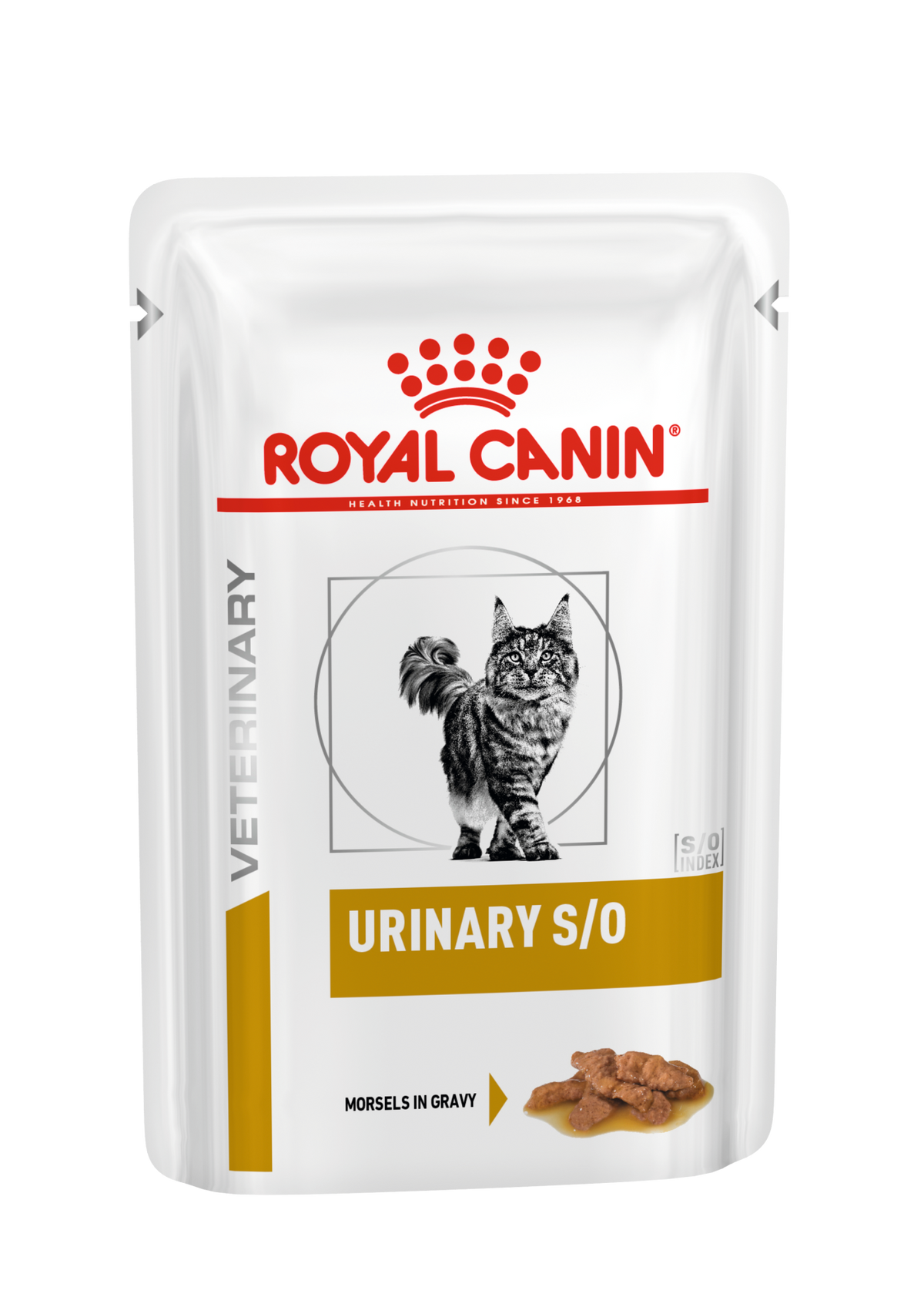 Royal Canin Veterinary Diets Urinary S/O Morcels in Gravy Pouch wet cat food 12 x 85g