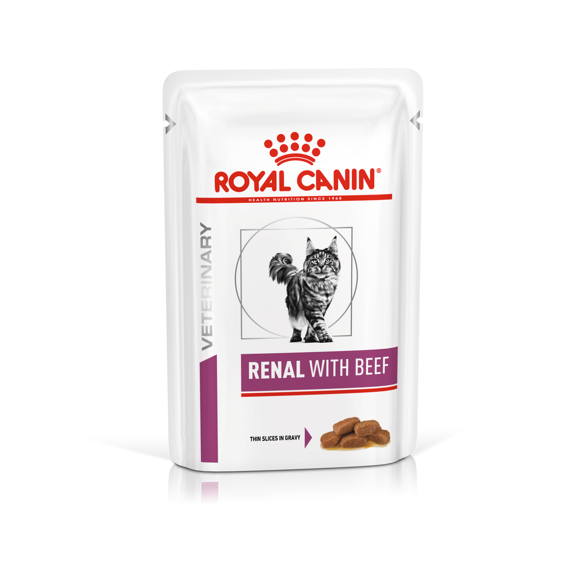 Royal Canin Veterinary Diets Vital Renal Beef wet food for cats 12 x 85 g