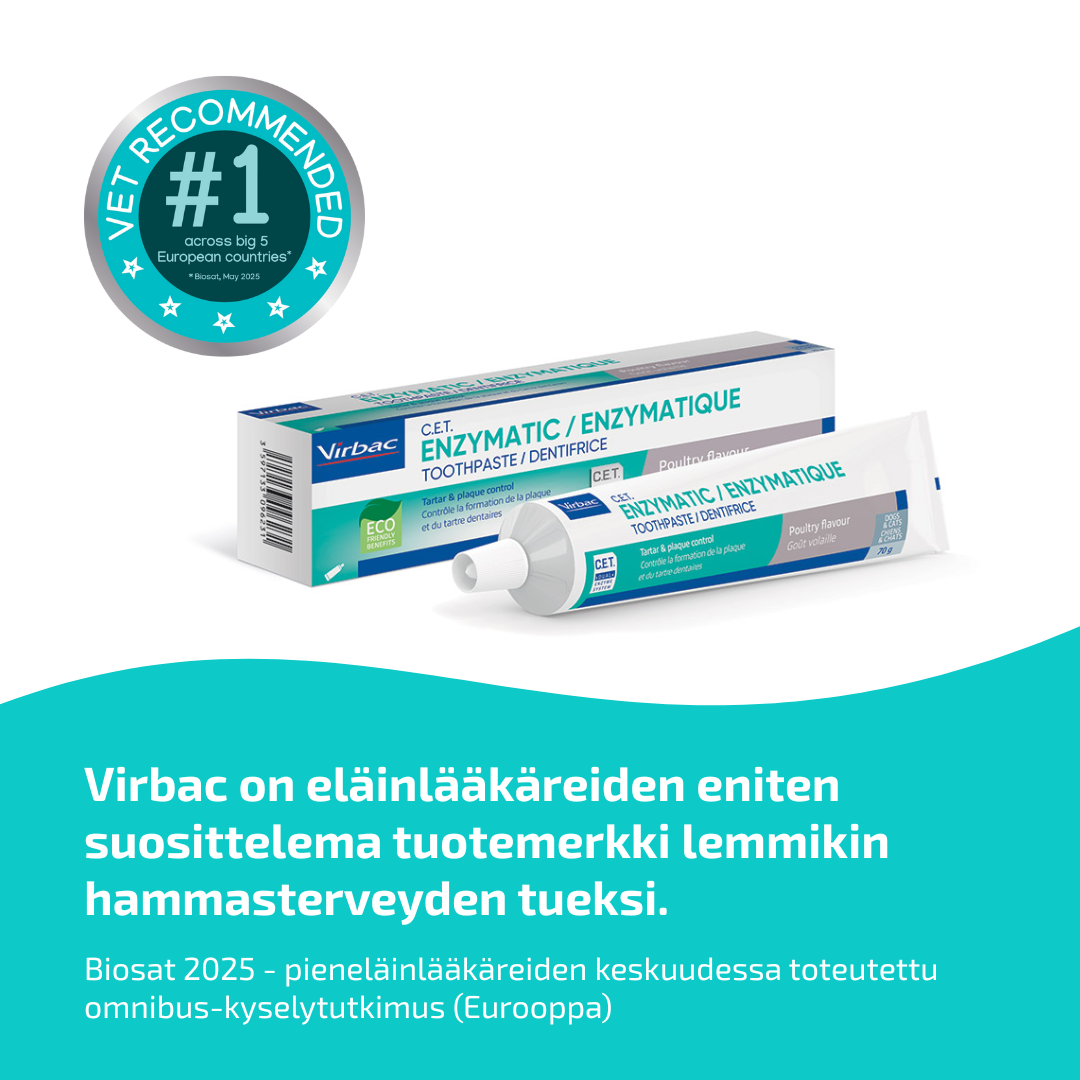 Virbac C.E.T. tandkräm för hund och katt 70 g