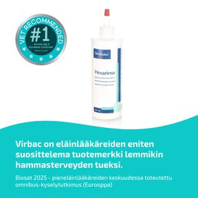 Hexarinse munskölj för hund och katt 237 ml