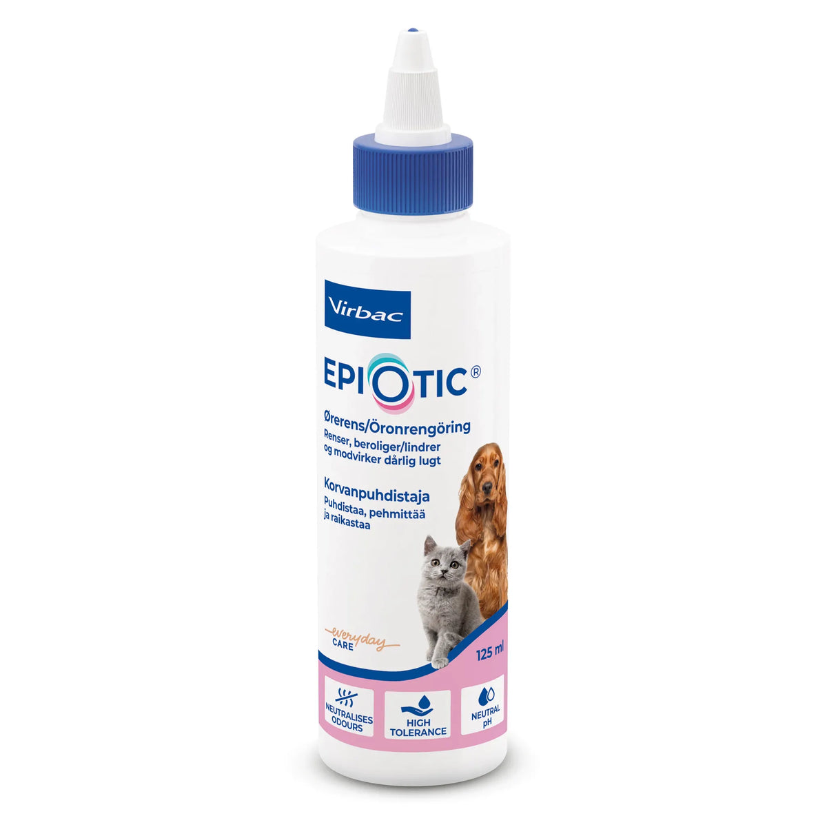 Virbac EpiOtic öronrengöring för hund och katt 125 ml