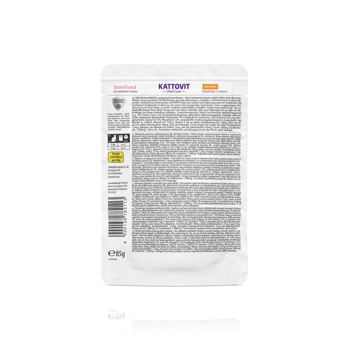 Kattovit Vital Care Sterilized with Chicken for cats 24 x 85 g