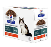 Hill’s Prescription Diet w/d Multi-Benefit kanaga märgtoit kassidele 12 × 85 g MULTIPAKK