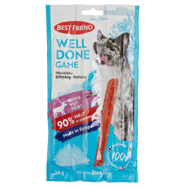 Best Friend WellDone Game Stick 3-pack 36 g för hundar