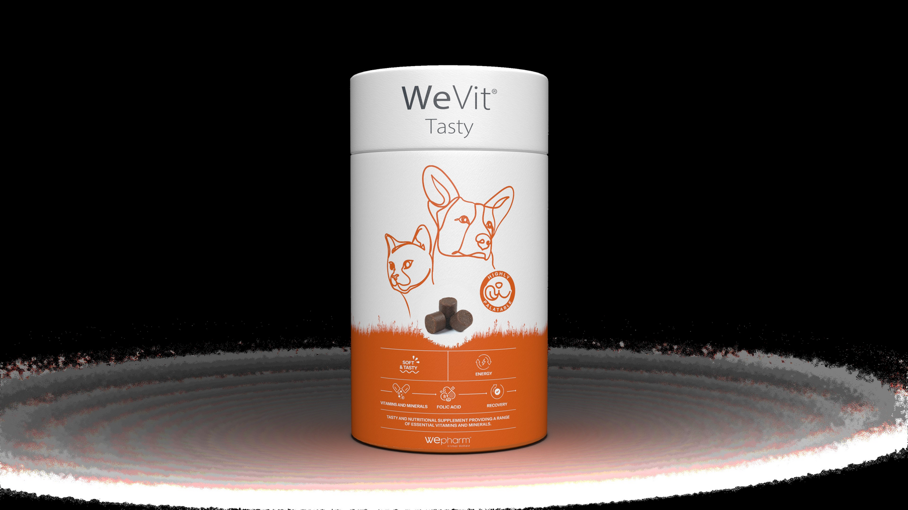 Wepharm WeVit Tasty Soft-Chew 30 st för hundar och katter