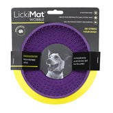 LickiMat Wobble lila 16,5 cm för hundar