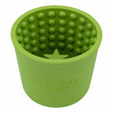 LickiMat Yoggie Pot slow feeder grön 9,5 x 9 cm
