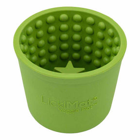 LickiMat Yoggie Pot slow feeder grön 9,5 x 9 cm