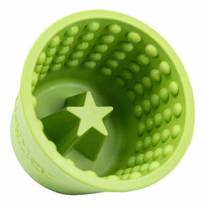 LickiMat Yoggie Pot slow feeder grön 9,5 x 9 cm