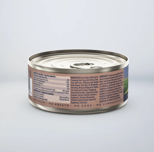 ZiwiPeak Beef veiselihaga märgtoit kassidele 85 g PROOVIPAKK